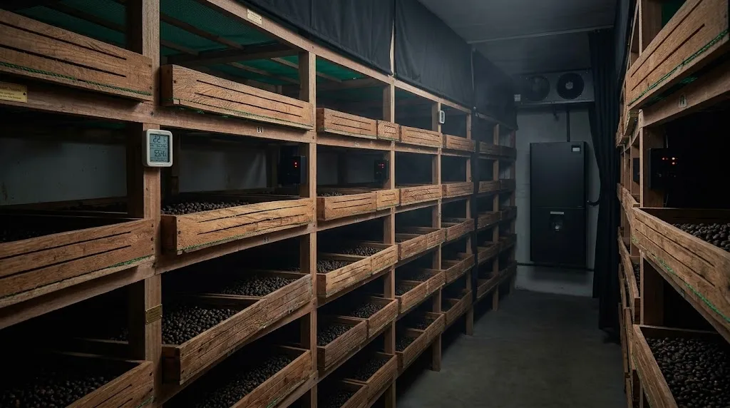 Dark-Room Coffee Drying & the Loja Cup